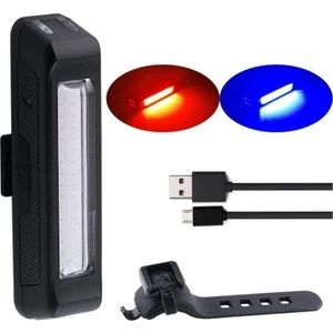 Eastpower/Brwiga EBL-035RB Arka Far 50 Lümen USB Şarjlı Kırmızı/Mavi