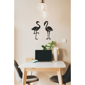 Flamingolar Ahşap Dekoratif Tablo UNT-003
