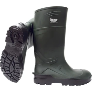 Techno Boots S4 Çelik Burun Çizme Techno 47 Yeşil