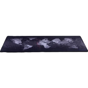 Oyuncu Mouse Pad 30x60 3mm Kaymaz Mouse Altlığı Dünya Haritası Görselli
