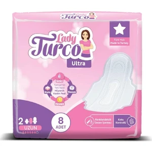 Lady Turco Süper İnce Ped 8'li