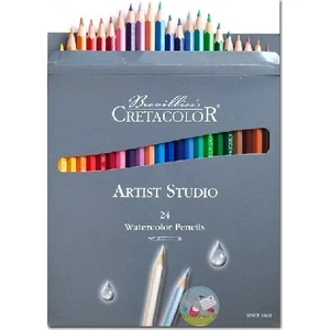 24 Renk Aquarell Kurusulu Boya Kalemi 24'lü