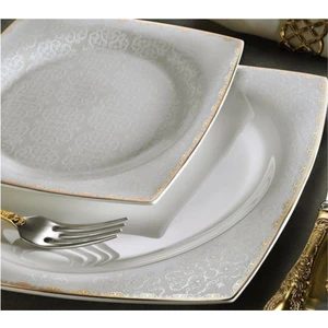 Bone Square Porselen 60 Parça Yemek Takımı 31018