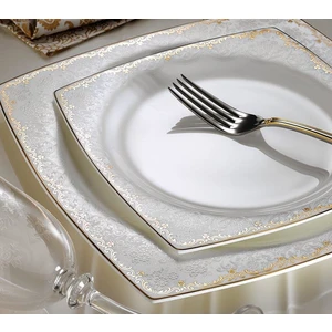 Bone Square Porselen 60 Parça Yemek Takımı 31019