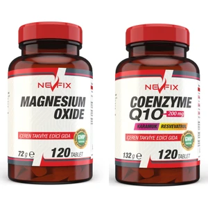 Magnezyum 250 mg 120 Tablet Coenyme Q10 200 mg 120 Tablet