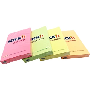 Stick'n Neon Not Kağıdı 76 x 51 mm 4'lü