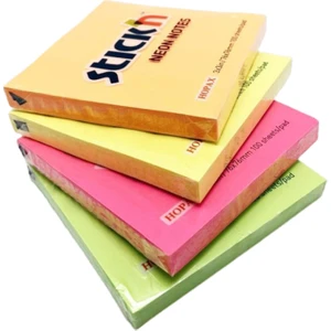 Stick'n Neon Not Kağıdı 76 x 76 mm 4'lü
