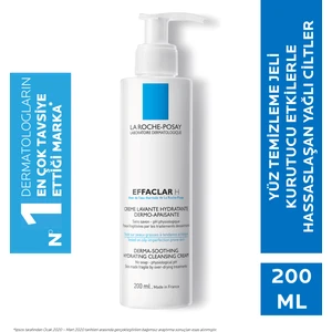 La Roche-Posay Effaclar H Krem Temizleyici Kurutucu Etki Altındaki Ciltler 200Ml