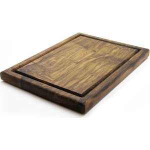 Ahşap Ürün Ceviz Ağacı Sunum Tabağı 27 x 19,5 x 2 cm