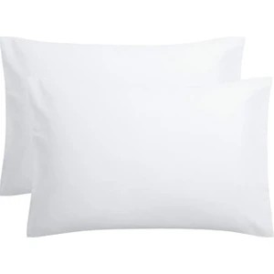 Stella Flavo 2'li Yastık Kılıfı 50 x 70 cm Kapaklı Beyaz