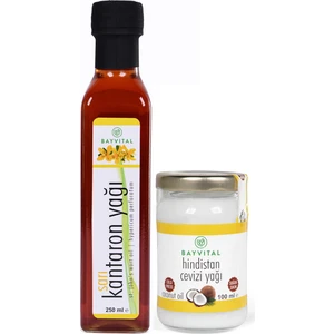 Kantaron Yağı 250 ml Hindistan Cevizi Yağı 100 ml