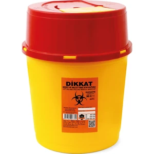 Afacan 30 lt Gri Tıbbi Atık Kovası