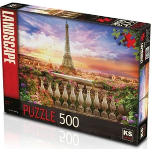 Ks Games Sunset In Eiffel 500 Parça Puzzle 20017