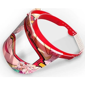 Çocuklar Için  Yüz ve Ağız Koruyucu Siperlik - Sevimli Yüz Desenli