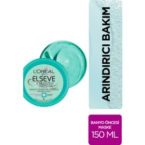 L'Oréal Paris Elseve 3 Mucizevi Kil Banyo Öncesi Kil Maskesi 150 ml