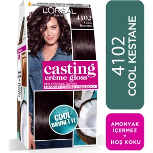 L'Oréal Paris Casting Crème Gloss Saç Boyası - 4102 Cool Kestane