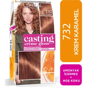 L'Oréal Paris Casting Crème Gloss Saç Boyası - 732 Krem Karamel