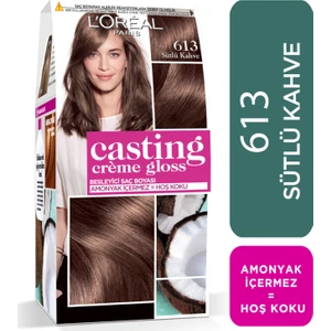L'Oréal Paris Casting Crème Gloss Saç Boyası - 613 Sütlü Kahve