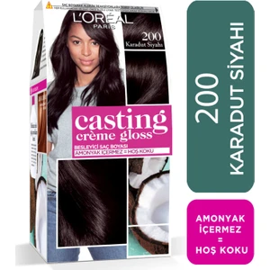 L'Oréal Paris Casting Crème Gloss Saç Boyası - 200 Karadut Siyahı