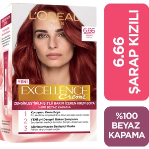 L'oréal Paris Excellence Creme Saç Boyası 6.66 Şarap Kızılı