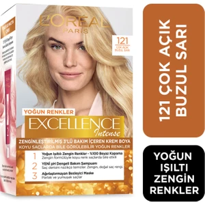 L'Oréal Paris Excellence Intense Saç Boyası 121 Çok Açık Buzul Sarı