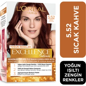 L'Oréal Paris Excellence Intense Saç Boyası 5.52 Sıcak Kestane