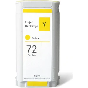 72 (C9373A) SARI Uyumlu Kartuş / Designjet T610 / T620 / T770 / T790 / T795 / T1100 / T1120 / T1200 / T1300 / T2300