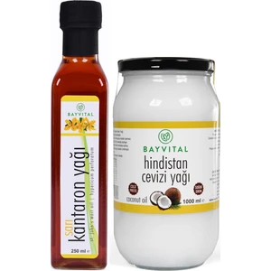 Kantaron Yağı 250 ml Hindistan Cevizi Yağı 1000 ml