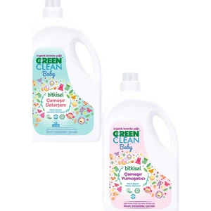 U Green Clean Baby Çamaşır Deterjanı 2.75 lt + Yumuşatıcı 2.75 lt - 2'li Set