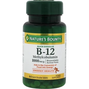 Nature's Bounty Vitamin B-12 Methylcobalamin 1000UQ 60 Tablet