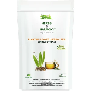 Herbs & Harmony Plantain Leaves Herbal Tea Sinirli Ot Bitki Çayı 150 gram