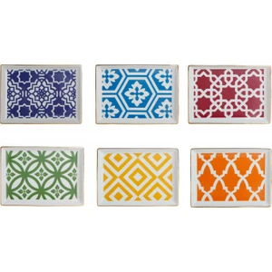 Morocco 18 x 13 cm 6 Parça Kahvaltı Tabağı Seti