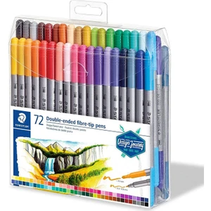 Twin Renkli Çift Uçlu Keçeli Kalem Seti 0.8 mm - 3 mm 72'li