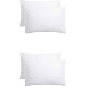 Stella Flavo 4'lü Yastık Kılıfı 50 x 70 + 20 cm Kapaklı BeyazBeyaz