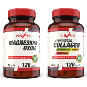 Magnezyum 250 mg 120 Tablet + Collagen 1000 mg 120 Tablet