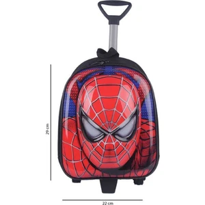 Çocuk Çekçekli Okul Çantası Spiderman