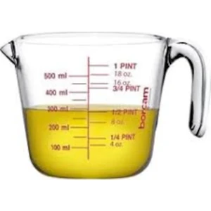 Borcam Ölçü Kabı 500 cc 1 Adet