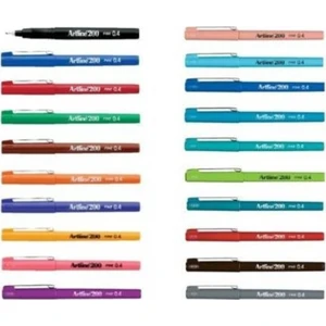 200 Fineliner İnce Uçlu Yazı ve Çizim Kalemi 0.4 mm 20'li