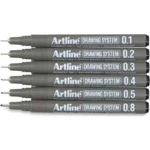 Drawing System Teknik Çizim Kalemi 6'lı