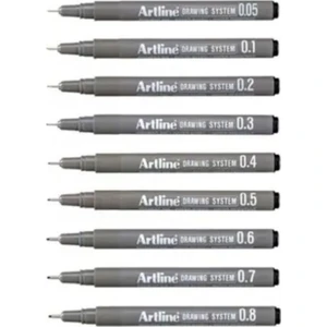Drawing System Teknik Çizim Kalemi 9'lu