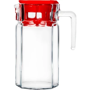 Köşem Sürahi 1250 cc Kırmızı Plastik Kapak