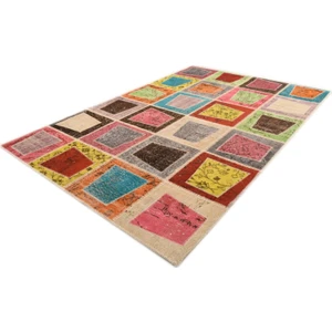 El Örgüsü Patchwork Anadolu Kilim