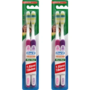 Diş Fırçası Maxi Clean Orta 40 1+1 x 2 Adet