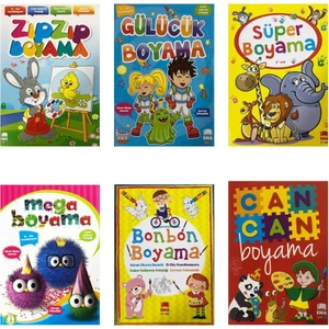 Ema Çocuk Boyama Kitabı 6'lı No : 6