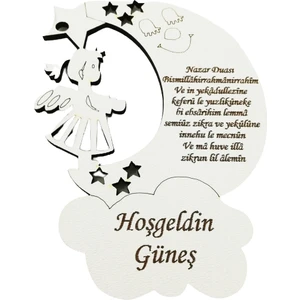 Show Bazaar Ahşap Kız Figürlü Magnet
