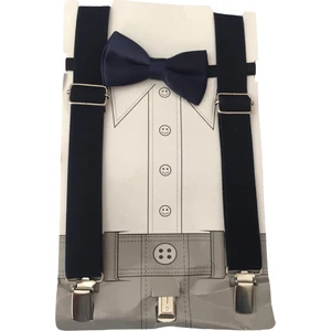 Erkek Çocuk Pantolon Askısı & Papyon Set - Laci