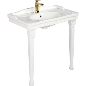 AN080 Antik Etajerli ve Ayaklı Lavabo 80 cm