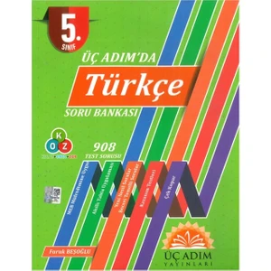 Üç Adım Yayınları 5. Sınıf Üç Adımda Türkçe Soru Bankası