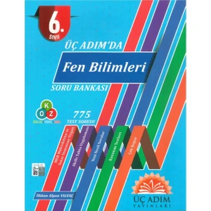 Üç Adım Yayınları 6. Sınıf Üç Adımda Fen Bilimleri Soru Bankası