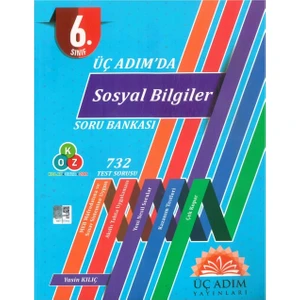 Üç Adım Yayınları 6. Sınıf Üç Adımda Sosyal Bilgiler Soru Bankası